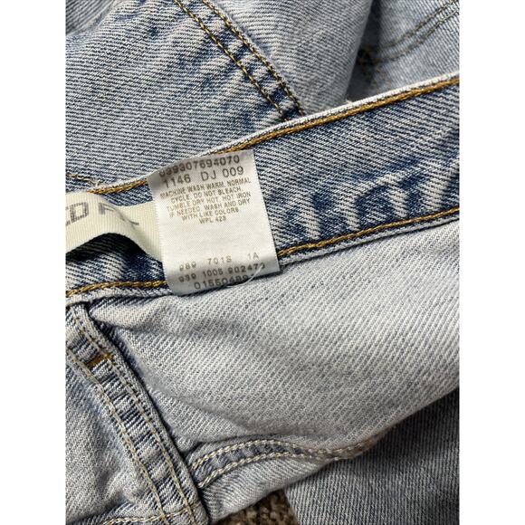 Levis 550 Jeans Mens 46x32 Blue Relaxed Fit Big & Tall Denim Pants Zipper Fly - Picture 10 of 10